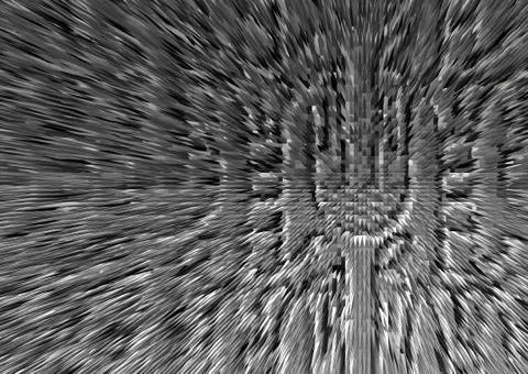 Abstract geometric pattern with fabric texture Stock Illustration