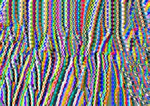 Abstract geometric pattern with fabric texture Stock Illustration