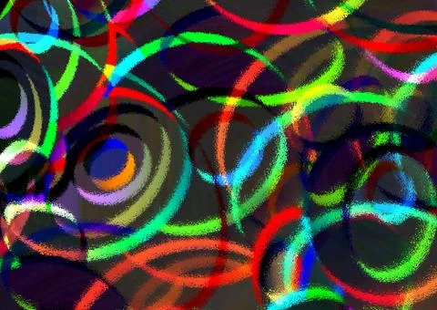 Abstract geometric pattern with fabric texture Stock Illustration