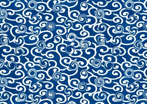 Abstract geometric pattern with fabric texture Stock Illustration