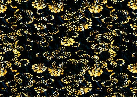 Abstract geometric pattern with fabric texture Stock Illustration