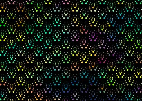 Abstract geometric pattern with fabric texture Stock Illustration