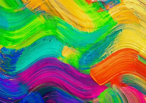 Abstract geometric pattern with fabric texture Stock Illustration