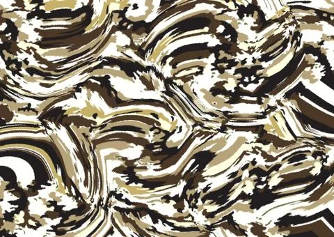 Abstract geometric pattern with fabric texture Stock Illustration