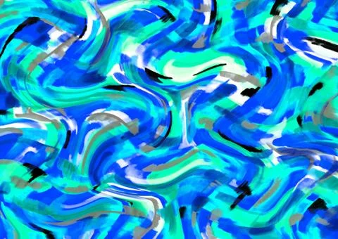 Abstract geometric pattern with fabric texture Stock Illustration