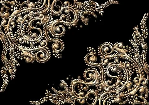 Abstract geometric pattern with fabric texture Stock Illustration