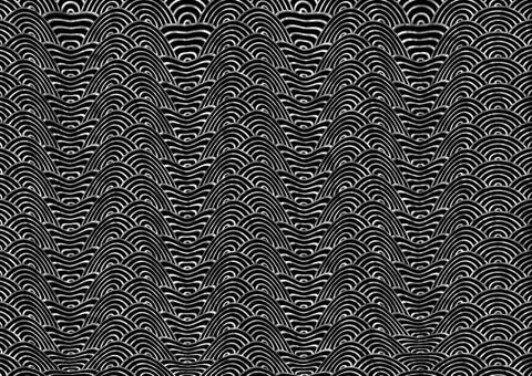 Abstract geometric pattern with fabric texture Stock Illustration