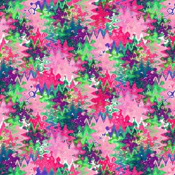 Abstract geometric pattern with fabric texture Stock Illustration