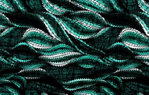 Abstract geometric pattern with fabric texture Stock Illustration