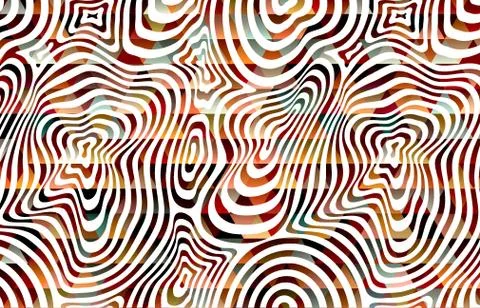 Abstract geometric pattern with fabric texture Stock Illustration