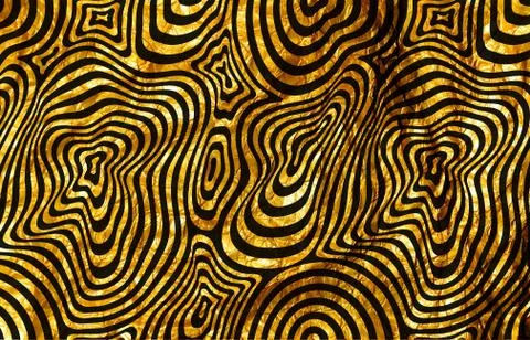 Abstract geometric pattern with fabric texture Stock Illustration