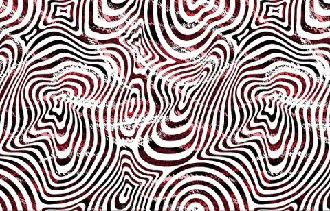 Abstract geometric pattern with fabric texture Stock Illustration