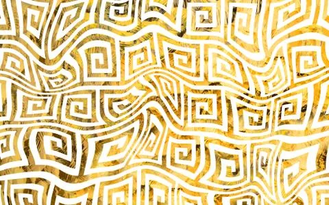 Abstract geometric pattern with fabric texture Stock Illustration