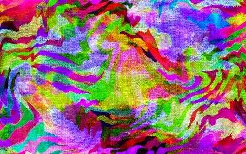 Abstract geometric pattern with fabric texture Stock Illustration