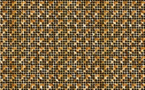 Abstract geometric pattern with fabric texture Stock Illustration