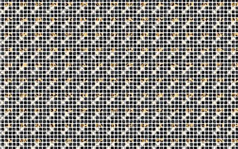 Abstract geometric pattern with fabric texture Stock Illustration