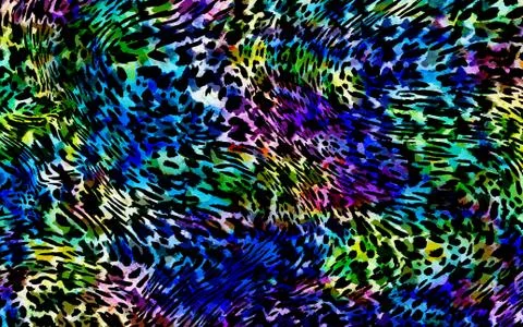 Abstract geometric pattern with fabric texture Stock Illustration