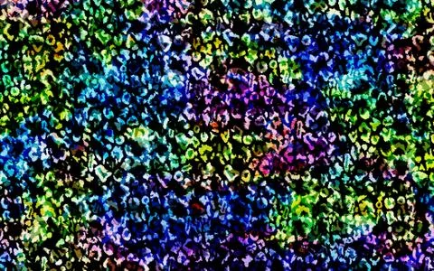 Abstract geometric pattern with fabric texture Stock Illustration