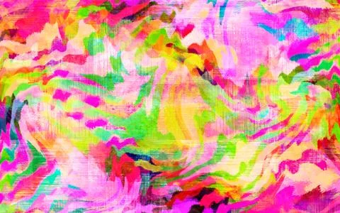 Abstract geometric pattern with fabric texture Stock Illustration