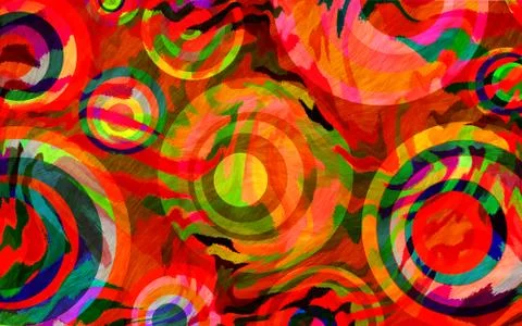 Abstract geometric pattern with fabric texture Stock Illustration