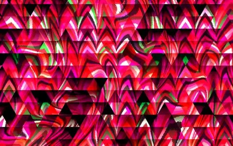 Abstract geometric pattern with fabric texture Stock Illustration