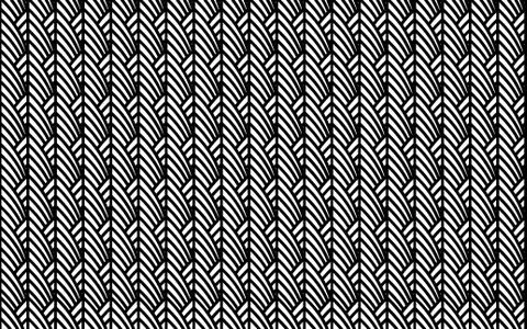 Abstract geometric pattern with fabric texture Stock Illustration