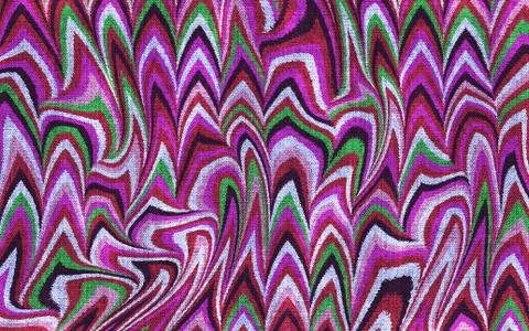 Abstract geometric pattern with fabric texture Stock Illustration