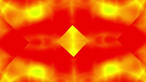 Abstract geometric pattern features fiery Stock Footage 345421074