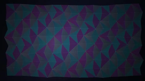 Abstract geometric pattern featuring a digital mesh of triangles in shades .. Stock Footage 346723652