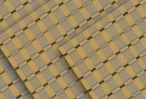 Abstract geometric pattern featuring intersecting lines and squares in shad.. Stock Illustration