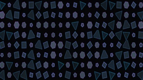 Abstract geometric pattern featuring repeating dark blue triangles and purp.. Stock Footage 347464839