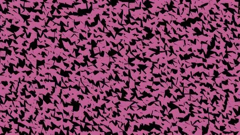 Abstract geometric pattern featuring scattered magenta shards against a star Stock Illustration