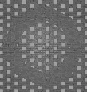 An Abstract Geometric Pattern Featuring Squares and Lines Design Stock Illustration