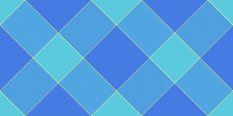 Abstract geometric pattern featuring a vibrant blue and teal color palette... Stock Illustration