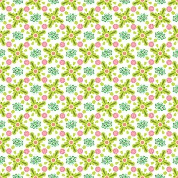 Abstract geometric pattern, floral background. Stockillustratie