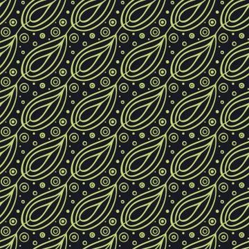 Abstract geometric pattern. Floral oriental ethnic background. Arabic ornament. Stock Illustration