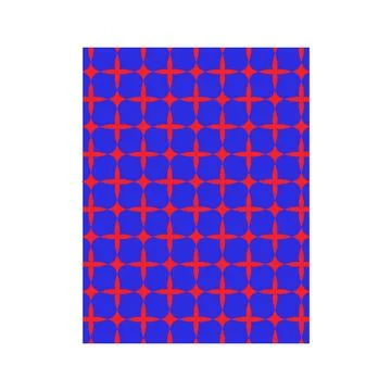 Abstract geometric pattern forming blue and red shapes イラスト素材