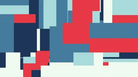 Abstract geometric pattern forming colorful artistic patchwork mosaic Stock Illustration