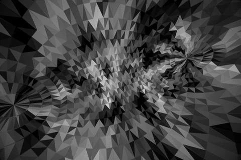 Abstract geometric pattern is forming flat design with radial distortions and 写真素材