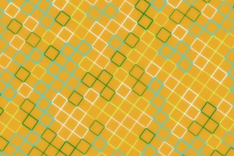 Abstract geometric pattern with gold, green, and blue colors Stock Illustration