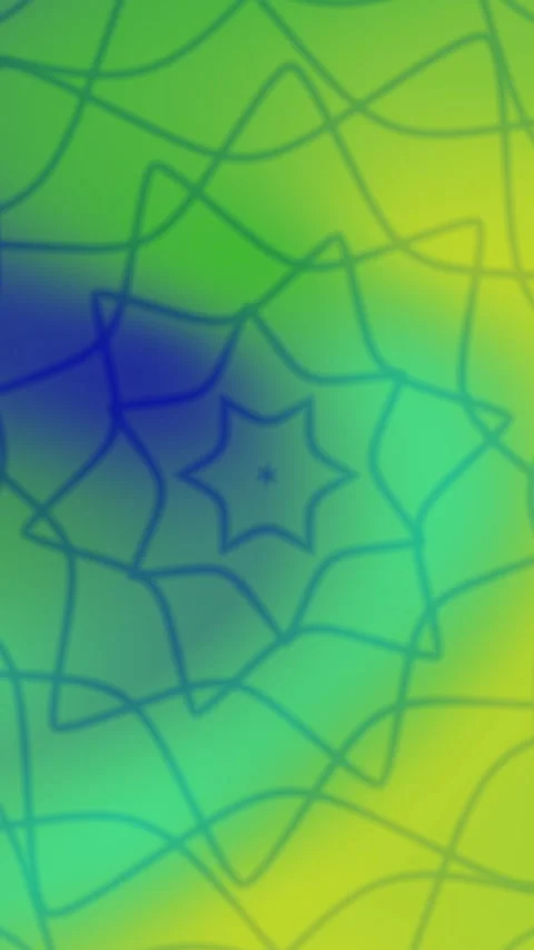 Abstract Geometric Pattern Gradient Background Blue Green Soft Focus Stock Footage 339709322