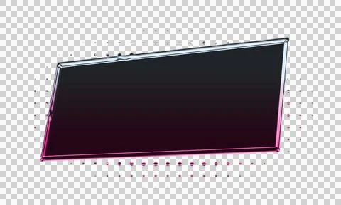 Abstract geometric pattern with gradient purple and pink background and black Stock Illustration