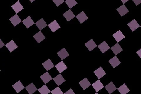 Abstract geometric pattern of gray and pink squares on black 스톡 일러스트