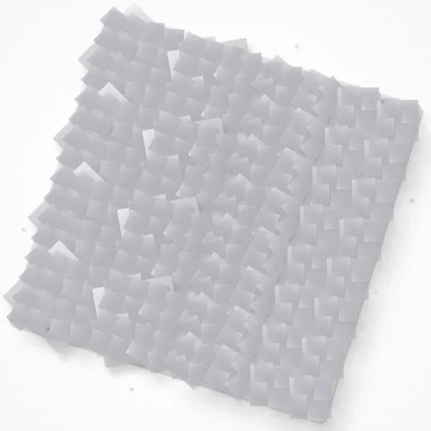 Abstract Geometric Pattern of Gray Squares on White Background - Minimalist.. Stock Footage 346283268