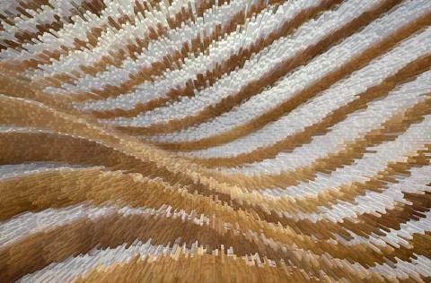 Abstract geometric pattern, great design for print or wrapping. Wooden patter Stock Illustration