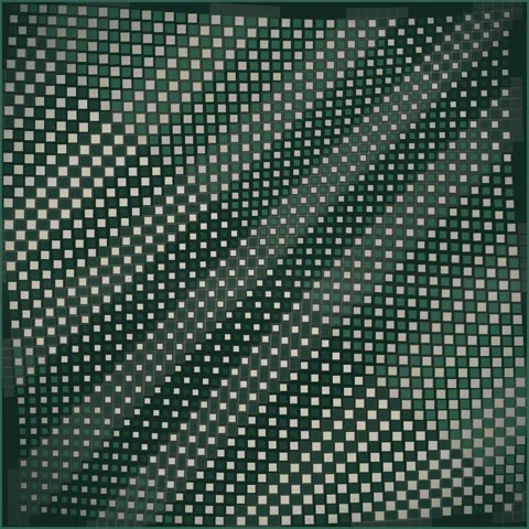 Abstract Geometric Pattern, Green and White Squares, Optical Illusion, Dyna.. Stock Footage 347809916