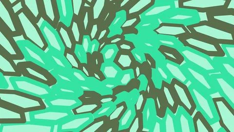 Abstract geometric pattern with green and gray lines Illustrazione stock