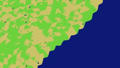 Abstract geometric pattern with green and blue shapes 스톡 일러스트