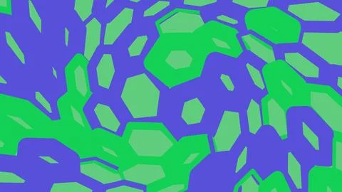 Abstract geometric pattern with green and purple shapes 스톡 일러스트