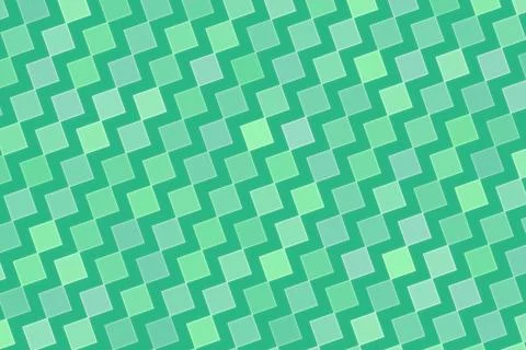 Abstract geometric pattern with green and yellow squares Stock Illustration
